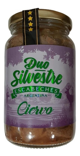 Escabeche Duo Silvestre De Ciervo Alimento En Frasco 500gr