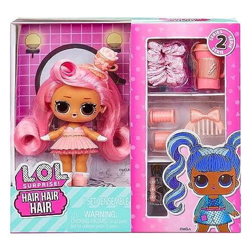 Lol Surprise Hair Dolls, Serie 2 10 Sorpresas, Muñeca ...