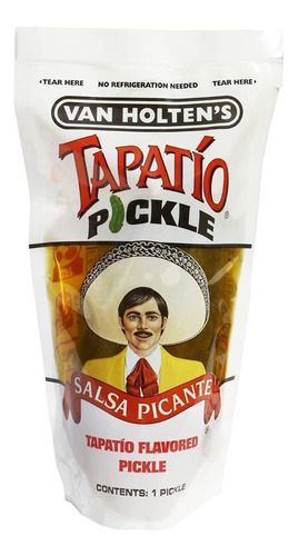 Pepinillo Picante Gigante Tapatío Pickle Van Holten's Import