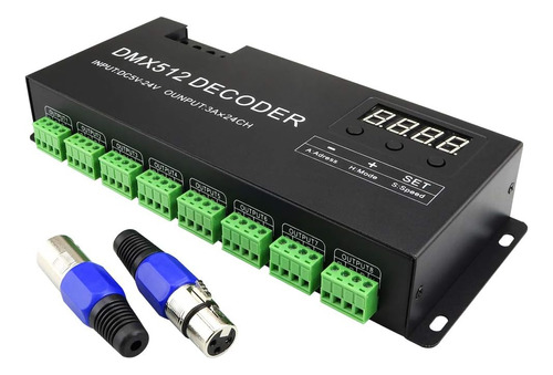 Decodificador De Pantalla Digital Led Dmx 24ch, Controlador 