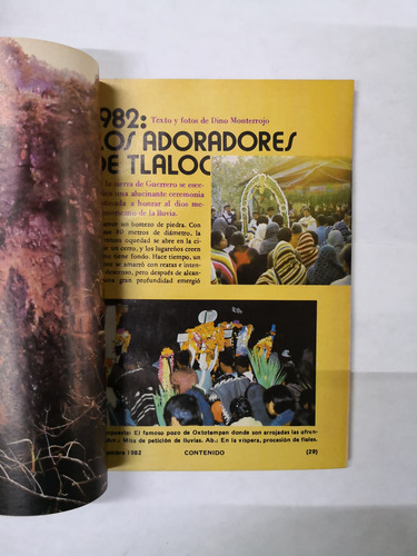 Revista Contenido Nov 1982, #234 Los Adoradores De Tláloc (Usado)