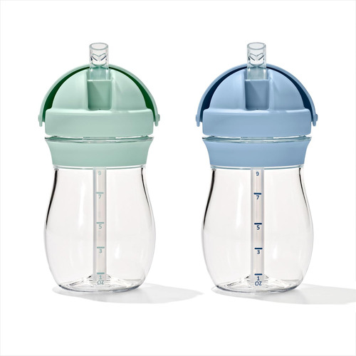 Oxo Tot Transitions Vaso Con Pajita Y Vaso 360 De 9 Oz. Paqu
