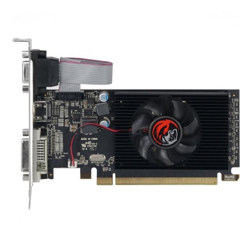 Imagem 3 de 3 de Placa de vídeo AMD Pcyes Radeon R5 200 Series R5 230 PA230R502D3LW 2GB