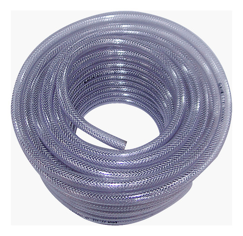 Mangueira Cristal Trançada Pt 250 Psi 5/16 Elite 15 Metros Cor Transparente