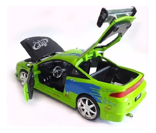 Velozes E Furiosos Mitsubishi Eclipse Brian's 1/24 Com Caixa