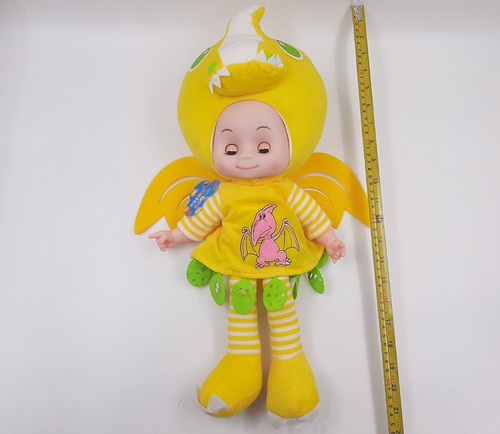 Muñeca Musical Grande 40cm Con Manos Pies Y Cabeza De Goma