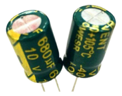 Condensador Electrolitico 680µf 680uf 10v 25v 35v 105c°   Gp