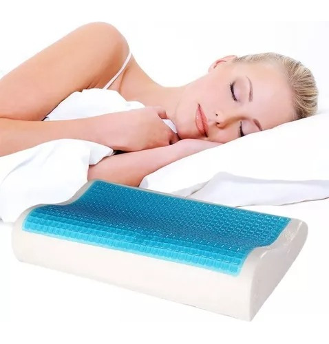 Almohada Grande Con Gel Ortopedica Viscoelastica Curvatura