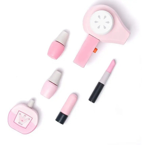 Set De Belleza Y Maquillaje De Madera Pedagogía Activa