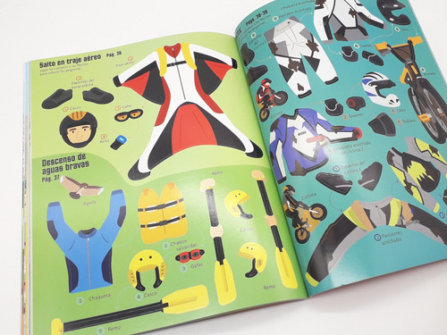 Deportes Extremos El Vestuario Pegatinas Libro Calcomanías