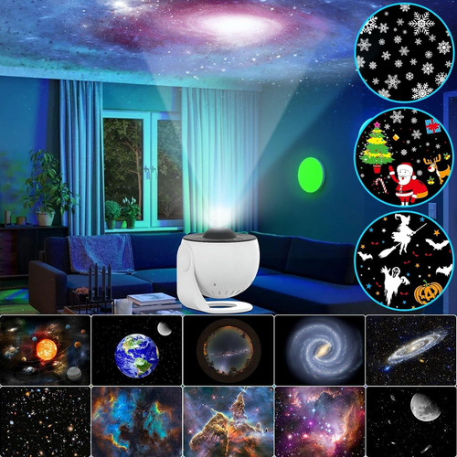 Proyector De Galaxias Con Luces De Estrella Para Dormitorio,