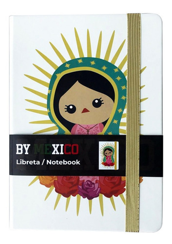 By Mexico Libreta Rayada Virgen 80 Hojas