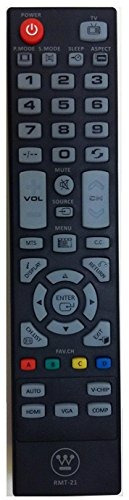 Control Remoto Westinghouse Hd Tv Rmt-21 Rmt21 Para Cw40t2rw