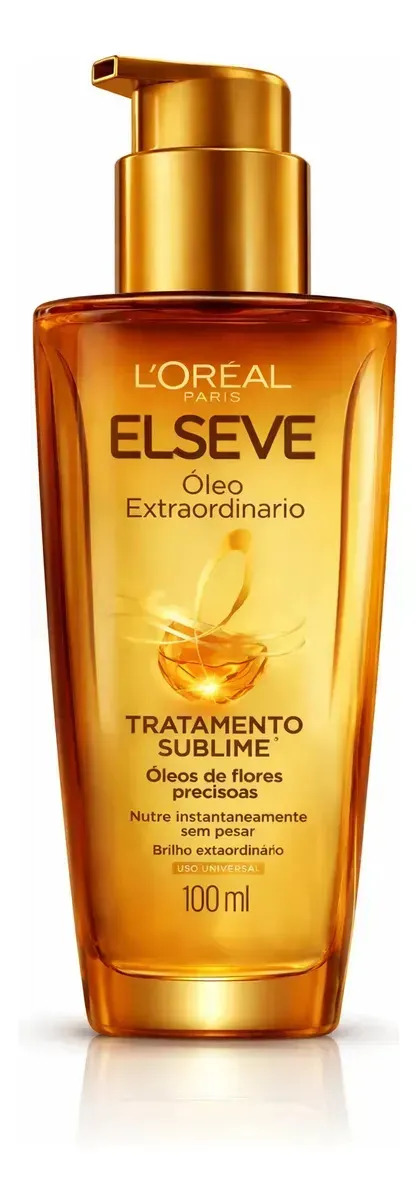 Óleo Capilar Elseve 100ml Extraordinário Anti-frizz