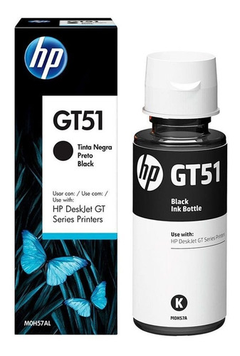 Tinta Botellita Hp Gt51-negro