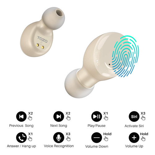 Auriculares Inalámbricos Tozo T6 True Bluetooth 5.3 Para Ab