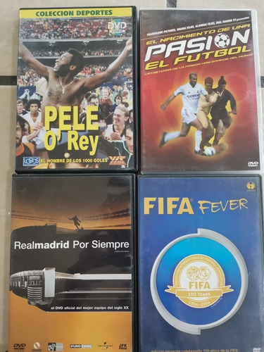 Dvd Colección De Leyendas Del Fútbol Pele Ronaldo Maradona 