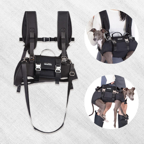 H, Mochila Transportadora Mascotas Con Piernas Afuera, A La