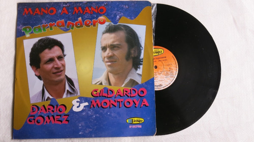 Vinyl Vinilo Lp Acetato Mano A Mano Parrandero Dario Gomez Y