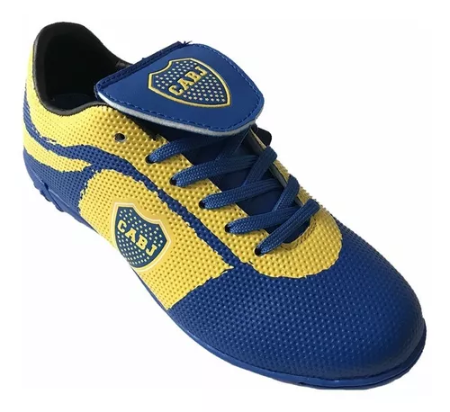 Botines Boca Juniors Niño Del Al 39 Con Oficial