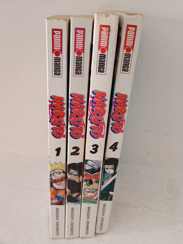 Mangas Naruto Del Tomo 1 Al 4 Panini Español 