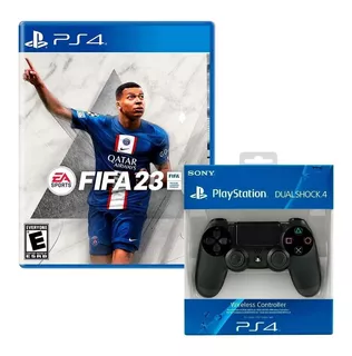 Fifa 23 + Mando Dualshock 4 Negro Playstation 4