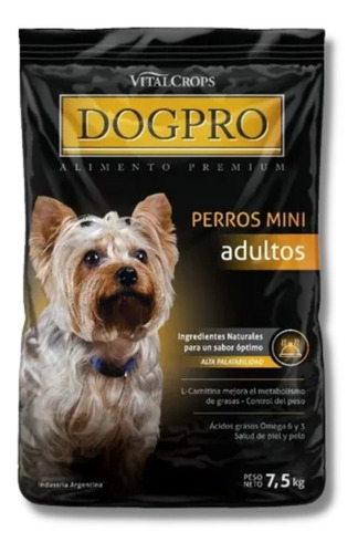 Alimento Premium Dogpro Perro Mini Adulto Pequeños 7.5kgs