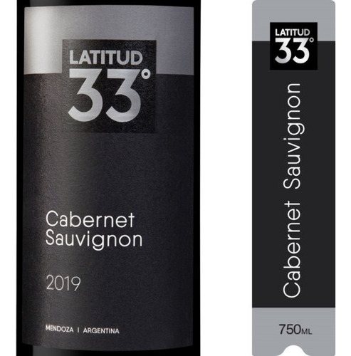 Vino Latitud 33 Cabernet Sauvignon 750ml Tinto 
