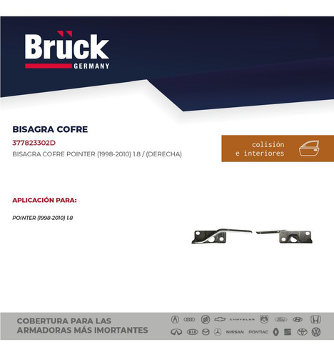 Bisagra Cofre Pointer 2002 Bruck 377823302d