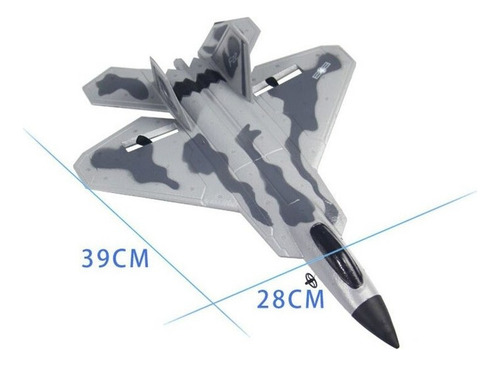 Avión De Combate Fx-822 F22 2,4 Ghz 290 Mm De Envergadura