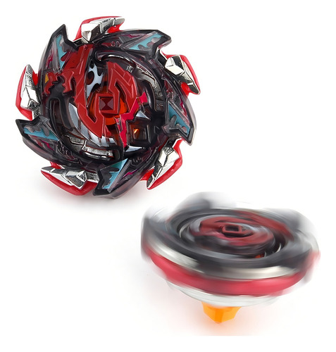 Beyblade Burst Hell Salamander B113 Lançador Corda Sparking Cor Preto E Vermelho
