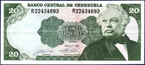 Comprar Billete De 20 Bolívares R8 Mayo 31 1990 José Antonio Páez
