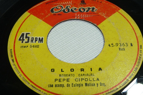 Jch- Pepe Cipola Gloria / Margot Rock Nueva Ola 45 Rpm