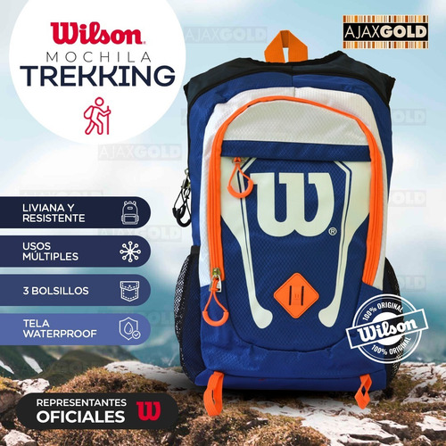 Imagen 5 de 9 de Mochila Wilson Running Bici Trekking Liviana Correr Gym