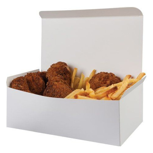  50caja Para Hamburguesas Con Papas.alitas Y Pollo Frito.