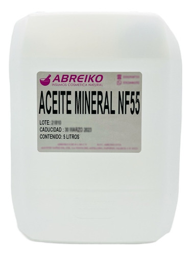 Aceite Esencial Abreiko Aceite Mineral 5000ml
