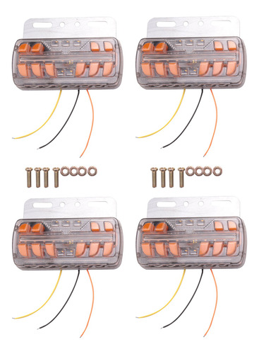 Luces Led Para Remolque, 4 Unidades, 12 A 24 V, Luz Trasera