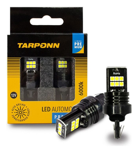 Lâmpada Tarponn Led 7040 T20 Canbus Premium 1 Polo 12v 6000k