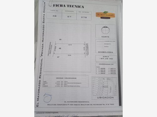 Imagen 8 de 8 de Terreno En Venta El Mayorazgo Residencial