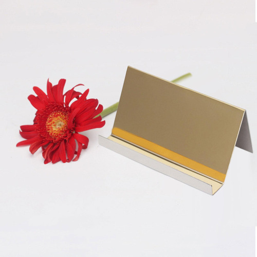 Soporte Multiusos Para Tarjetas De Visita De Acero Estilo B