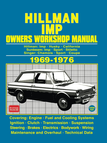 Libro:  Hillman Imp 1969-1976 Owners Workshop Manual