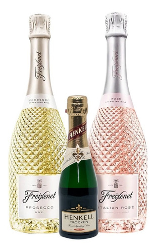 Kit Espumante Prosecco +  Italian Rosé - 750ml Com Brinde