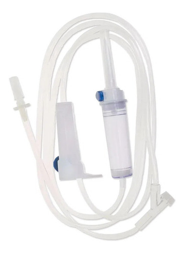 Equipo Macrogotas Para Soro Com Injetor Lateral Kit 10un