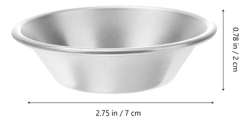 25 Moldes De Aleación De Aluminio Para Tartas De Huevo, Form