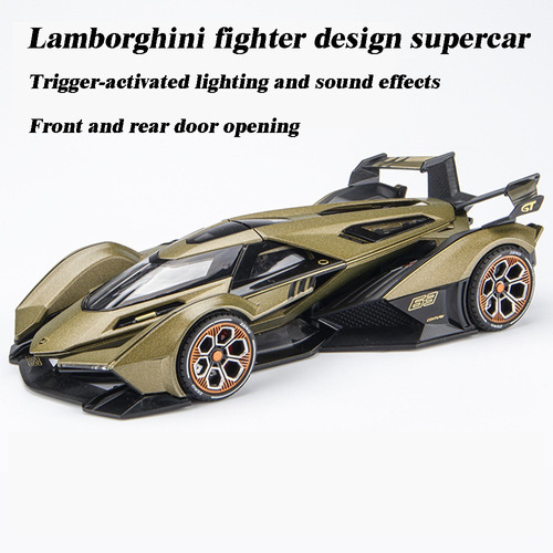 Lamborghini V12 Vision Gran Turismo Supercarro Caza 1/22