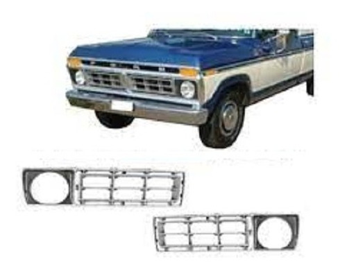 Juego Parrillas Rejilas Pick Up F-100 1974 1975 1976 1977 