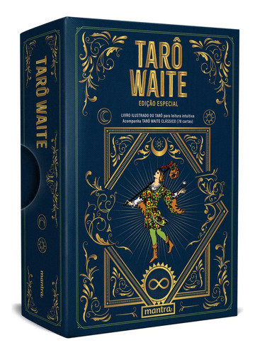 Box Taro Waite Edicao Especial, Livro Ilustrado E 78 Cartas