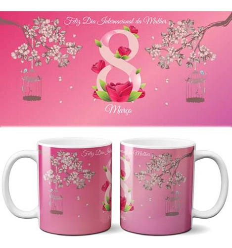 Pack Artes Dia Mulher Mulheres Estampas Canecas Mockups