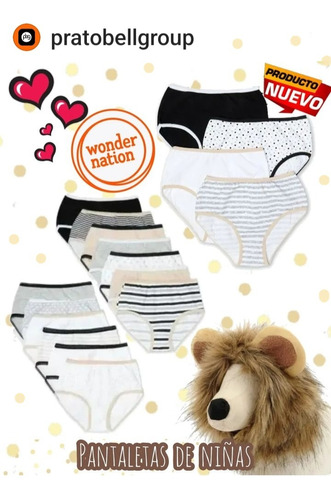 Pantaletas, Pantys Para Niñas Made In Usa - Oferta 2v