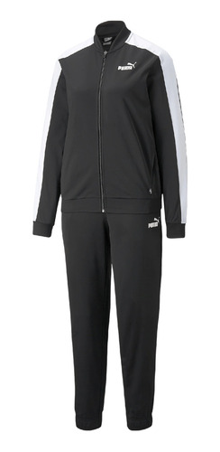 Conjunto Deportivo Puma Casual Baseball Tricot Mujer Negro